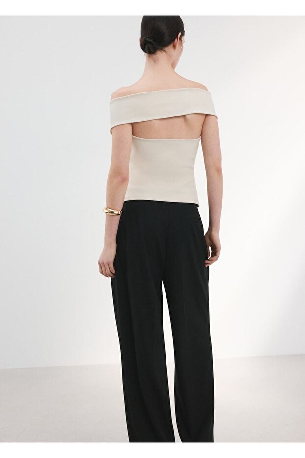 Straplez dar kesim bluz - 4