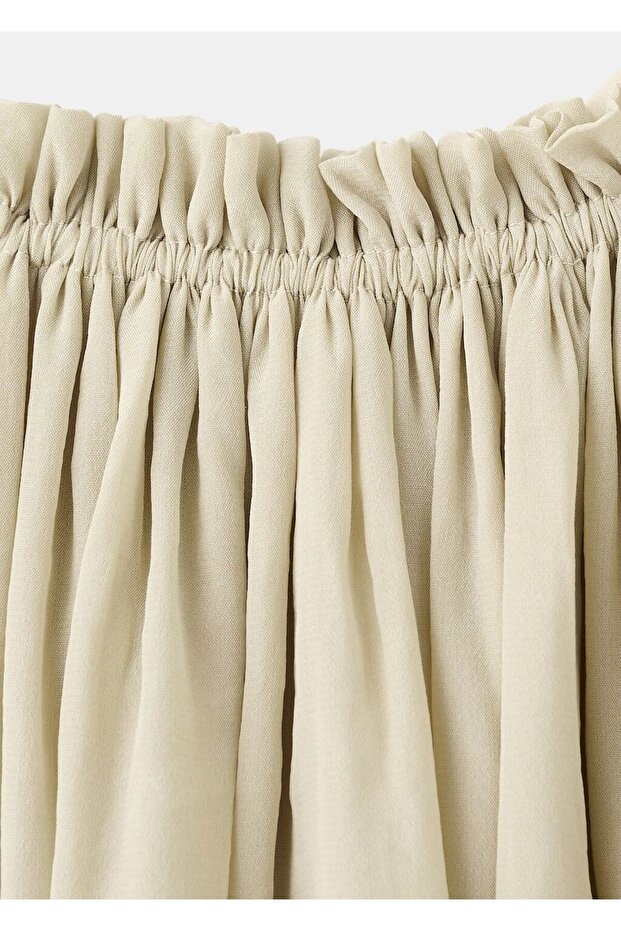 Omuzu açık bluz - 8