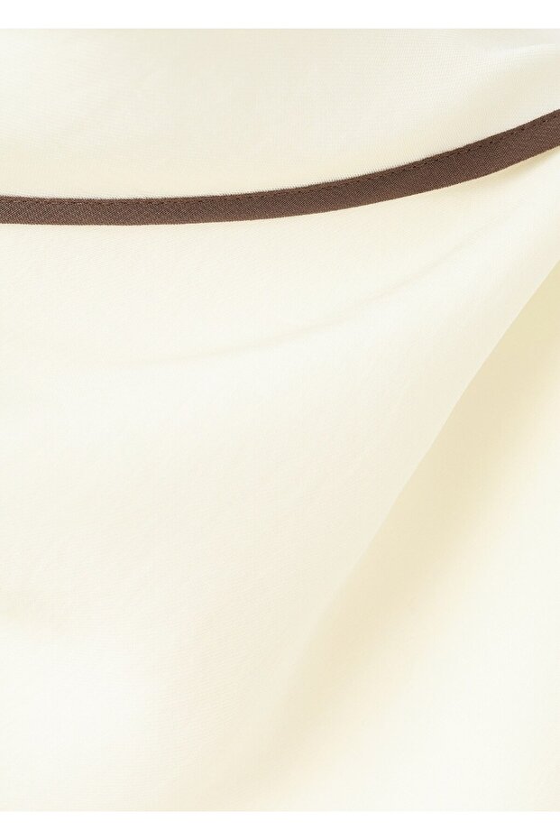 Şal detaylı elbise - 5