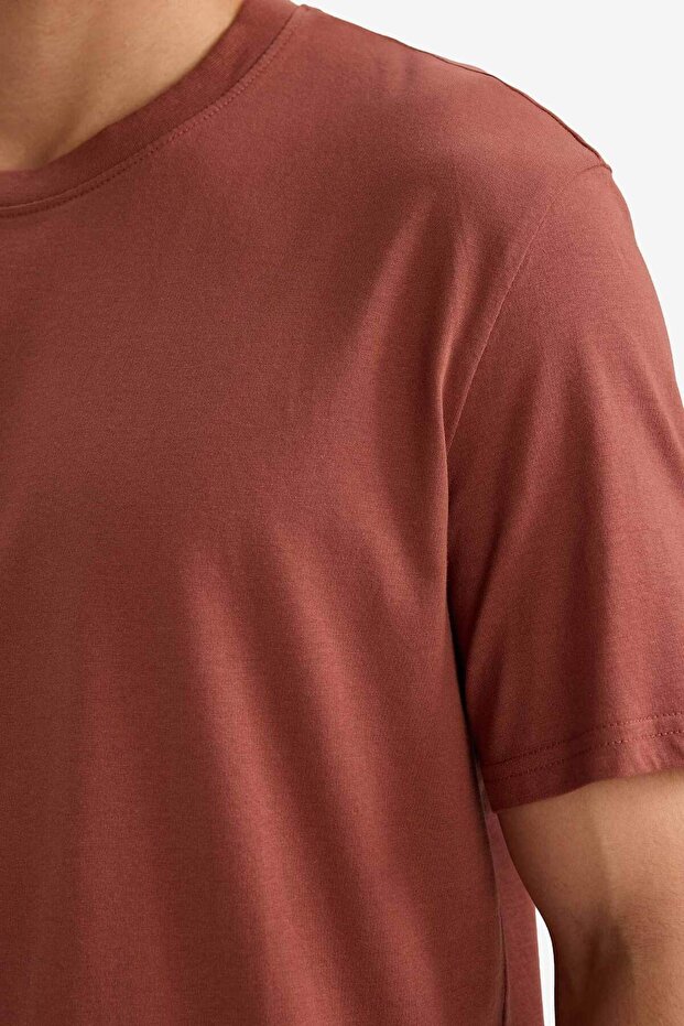 %100 Pamuk Basic Tişört V7699AZ26SP - 3