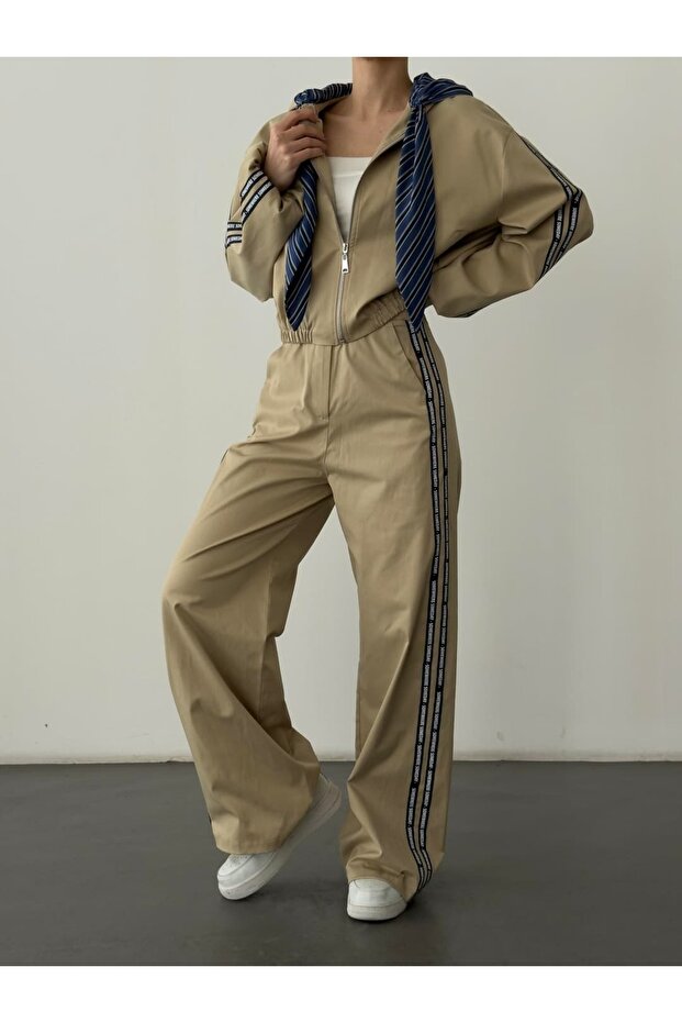 ŞERİT DETAYLI PANTOLON - 2