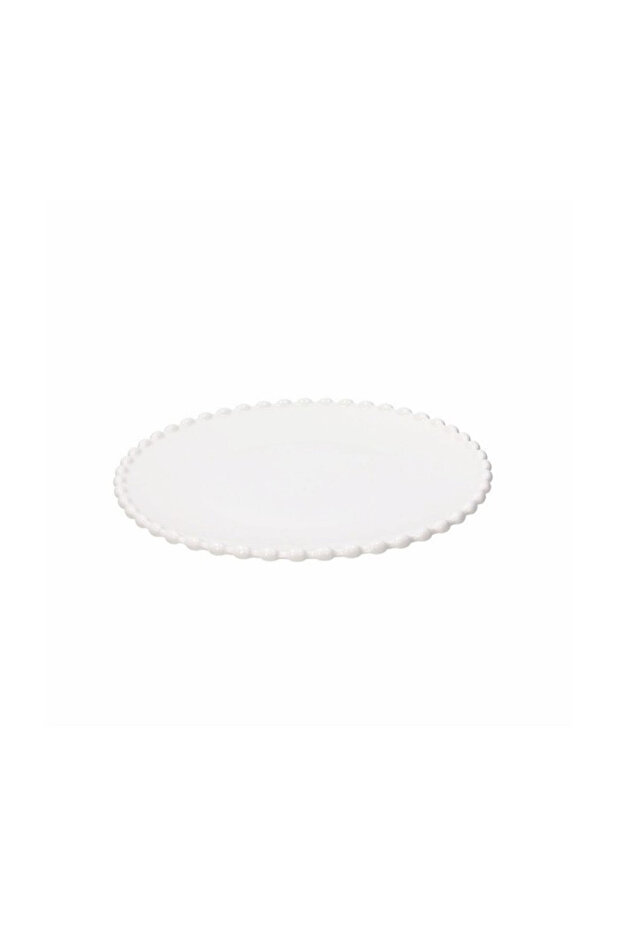 Ornament Pearl Cake Plate 30cm – Elegant Serving Plate with Pearl Decoration