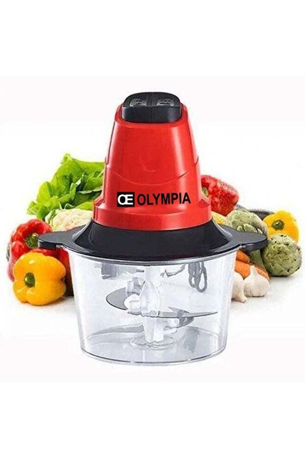 Electric Chopper OE-551 600W with 2-Liter Capacity Food Processor for Efficient Meat and Veg