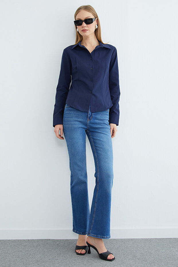 Basic Pensli Slim Fit Gömlek - 4