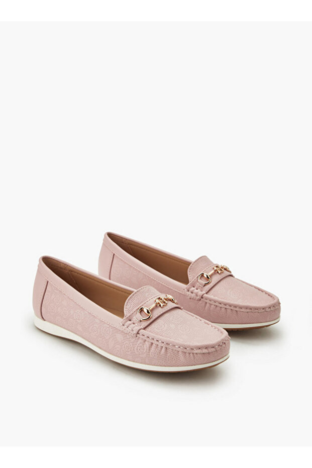 Women Floral Textured Loafers