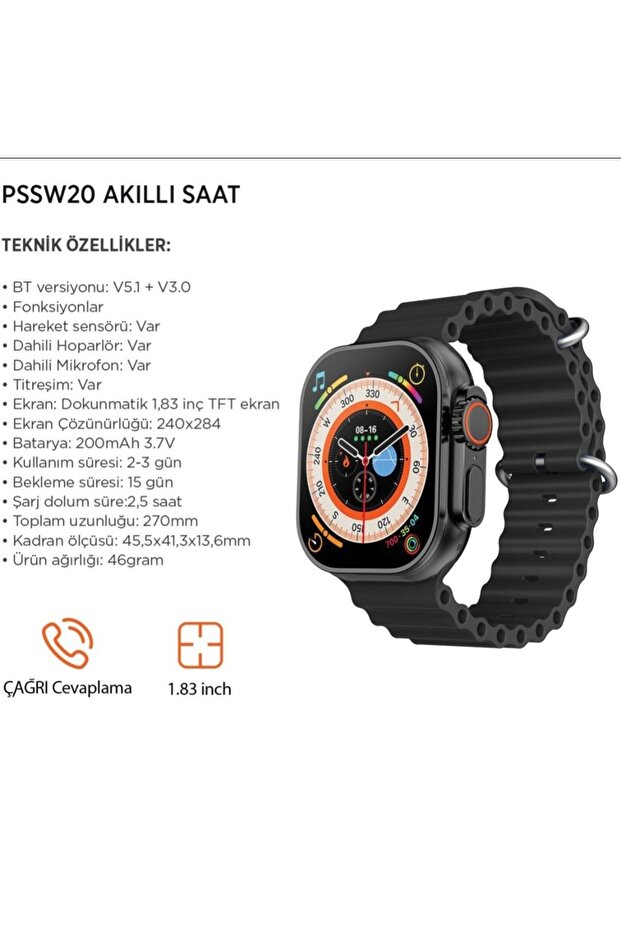 PSSW20 Akıllı Saat - 2