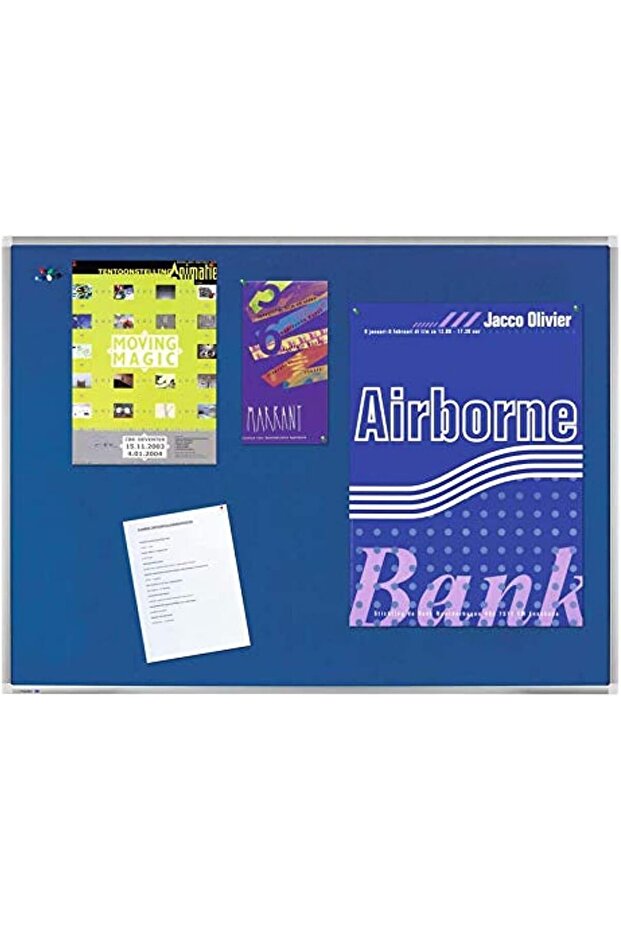 PREMIUM Series Felt Pinboard 100x150cm Blue