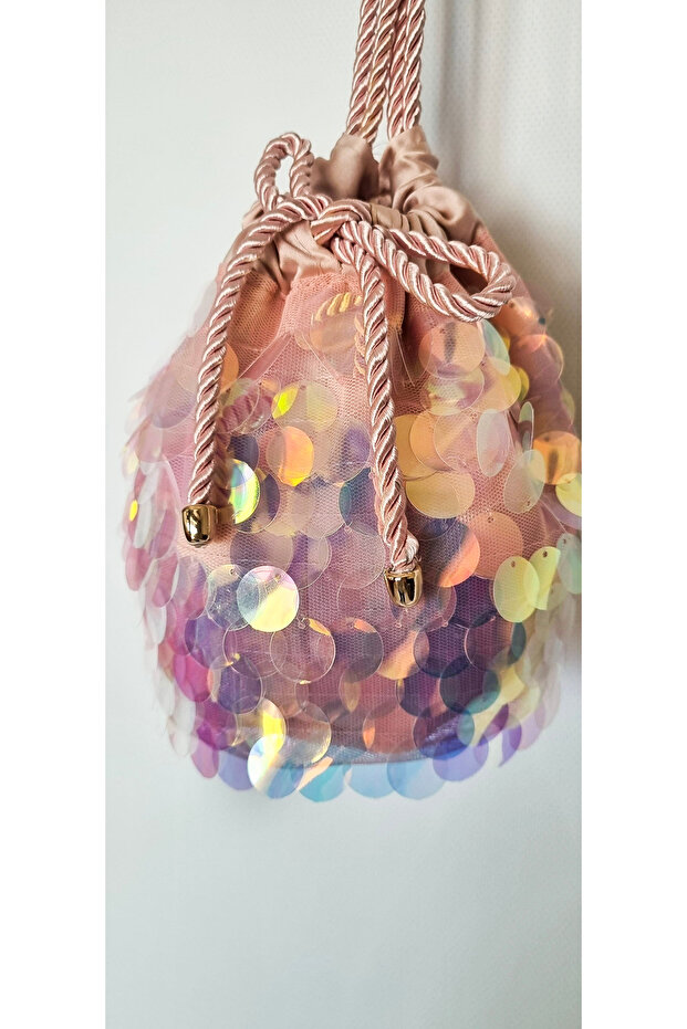 Pembe Pullu Çocuk Çanta - 1