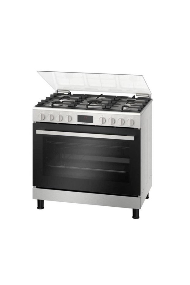 Series 6 Free Standing 5 Burner Gas Cooker 125L Stainless Steel HGP3ISW50M