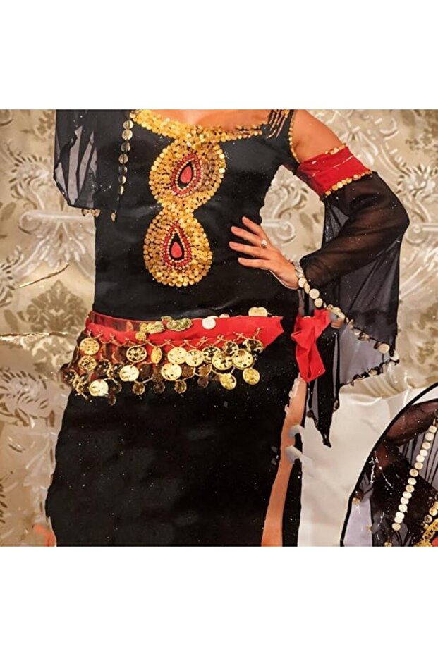 بدلة رقص شفافة مكونة من 4 قطع - 1