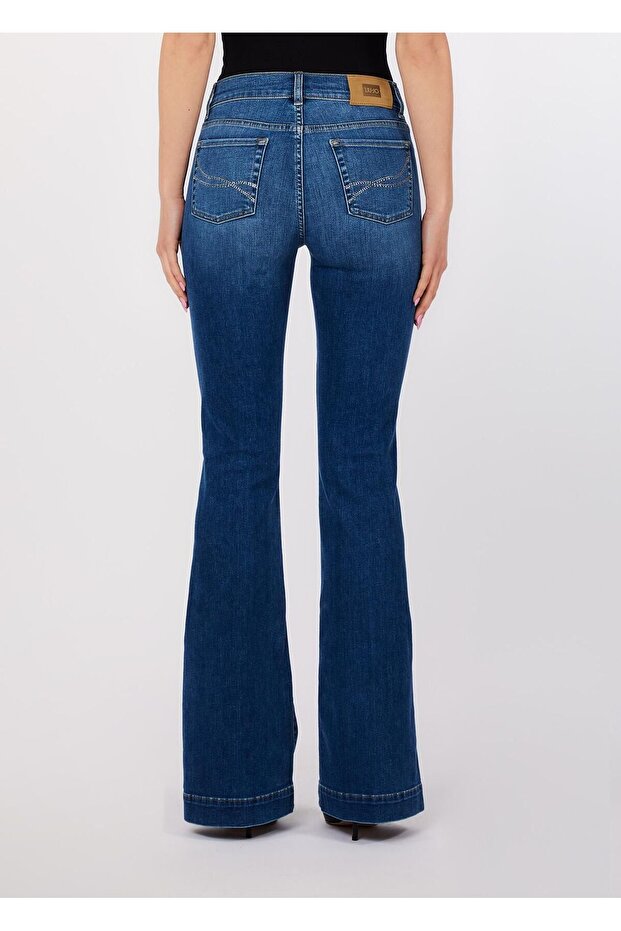 Yüksek Bel Bootcut Jean - 2