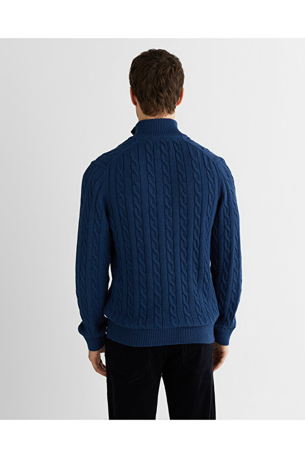 Erkek Mavi Regular Fit Kazak - 2