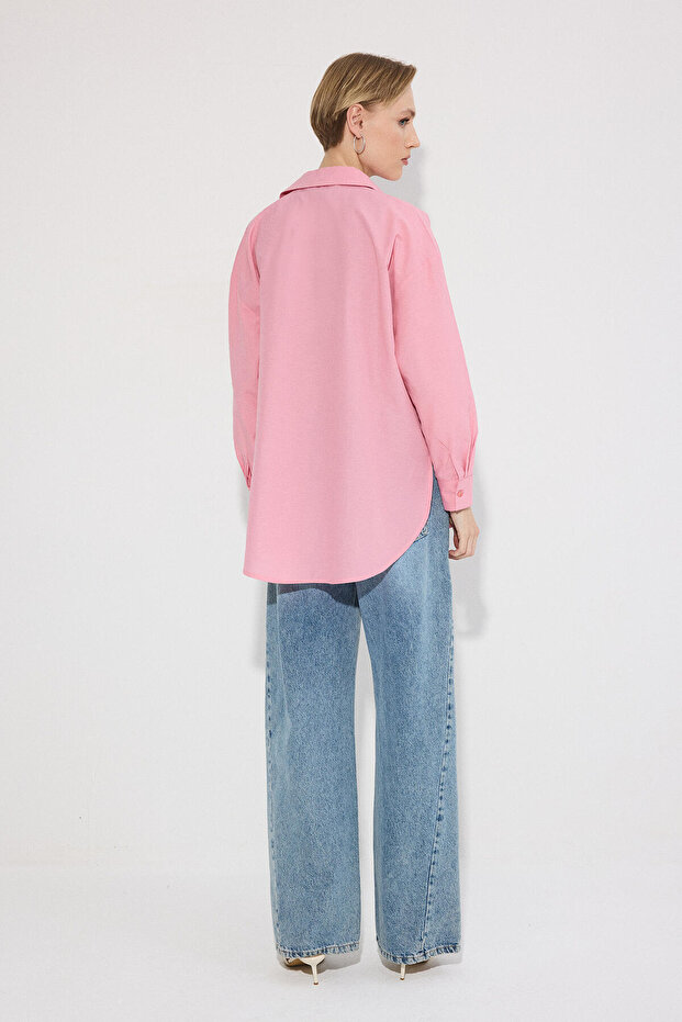 قميص أساسي كبير الحجم - 5