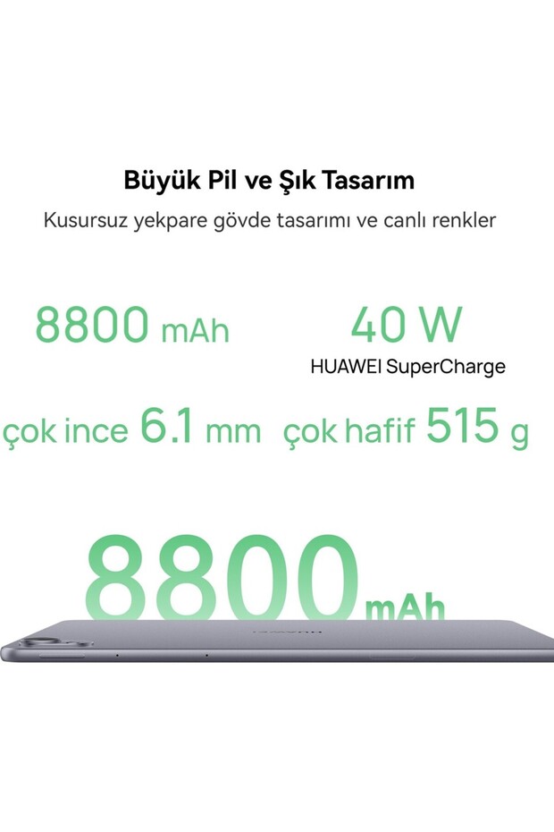 Yeni (2026) MatePad 11.5S Ultra Net PaperMatte Ekran 12GB 256GB Uzay Grisi - 6