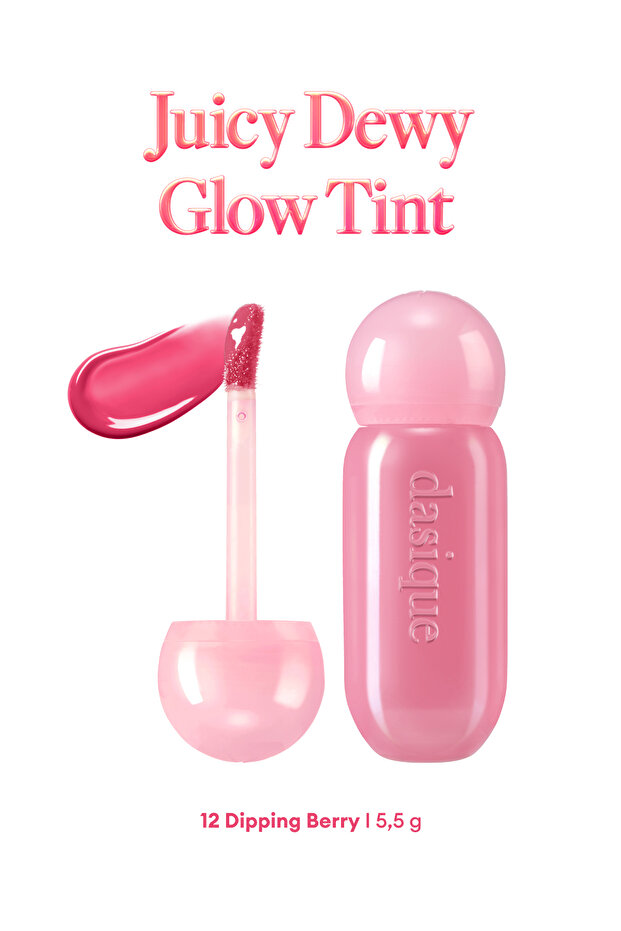 Bright Finish & Light Color Moisturizing Effect Tint Juicy Dewy Glow Tint (12 Dipping Berry)