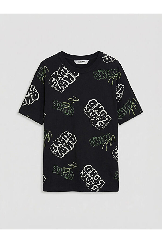 Quality Parts from Çelebi Store Printed Zero Roba Yaka Boys' T-Shirt