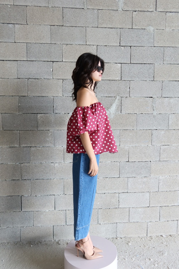 بلوزة منقطة - 3