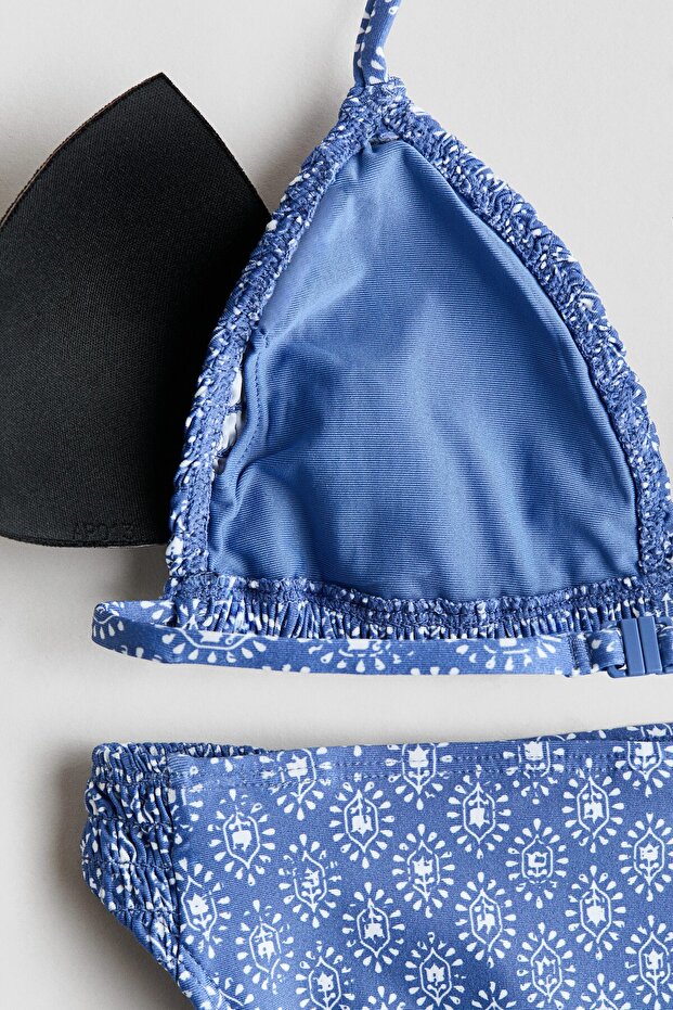 Desenli Üçgen Bikini - 2