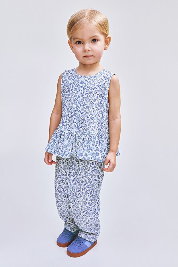 2 Parçalı Gofre Set - 1