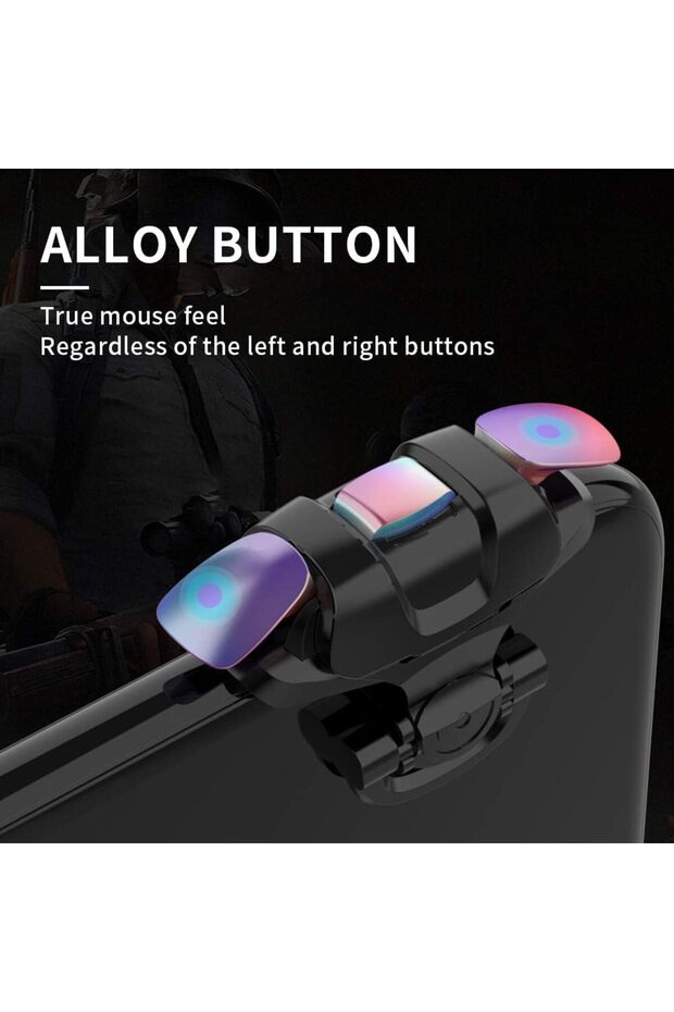 Concretization Professional Game Trigger, 2 Buttons For Pubg Mobile Controller, Support IOS, Android - 3