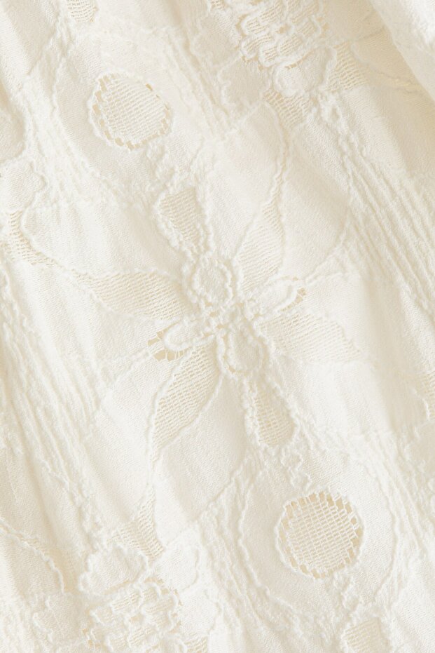 Dantel Mini Elbise - 6