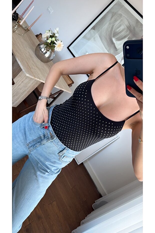 TAŞ İŞLEMELİ BODYSUİT - 2