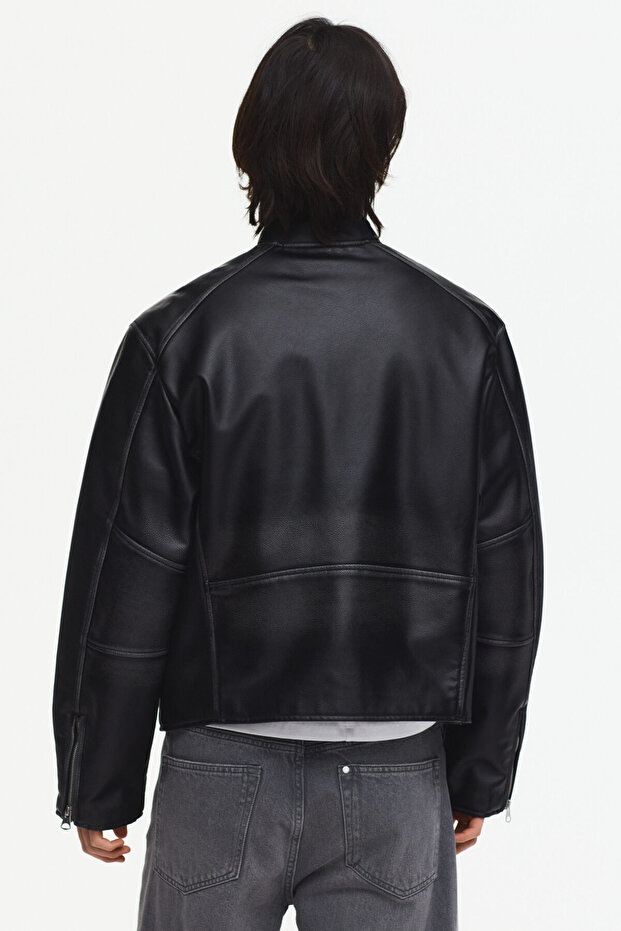 Kaplamalı Racer Ceket - 6