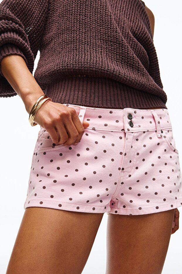 Puantiyeli şort - 4