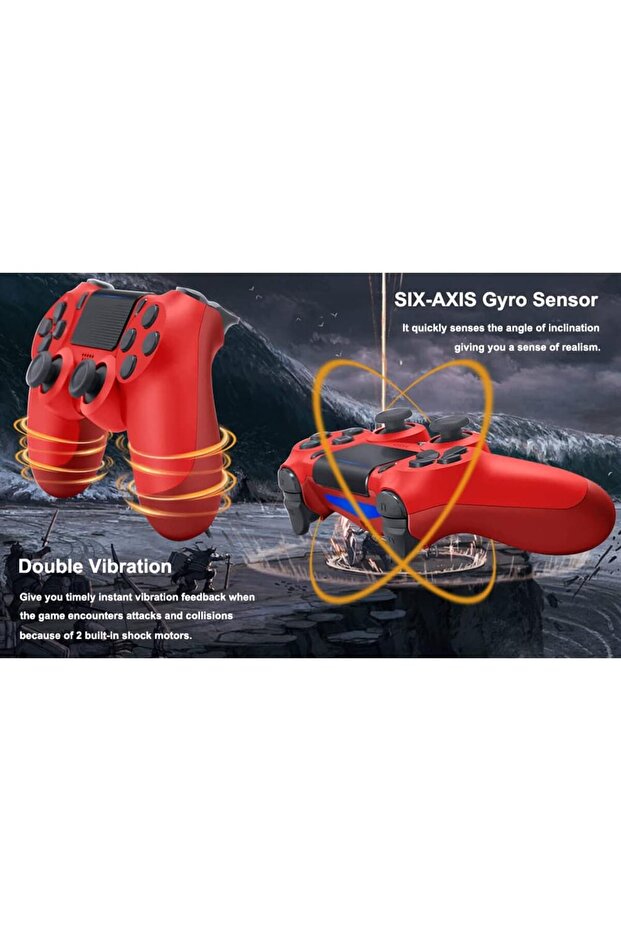 وحدة تحكم لاسلكية متوافقة مع PS4 - عصا تحكم بديلة متوافقة مع PS4 /S - 4