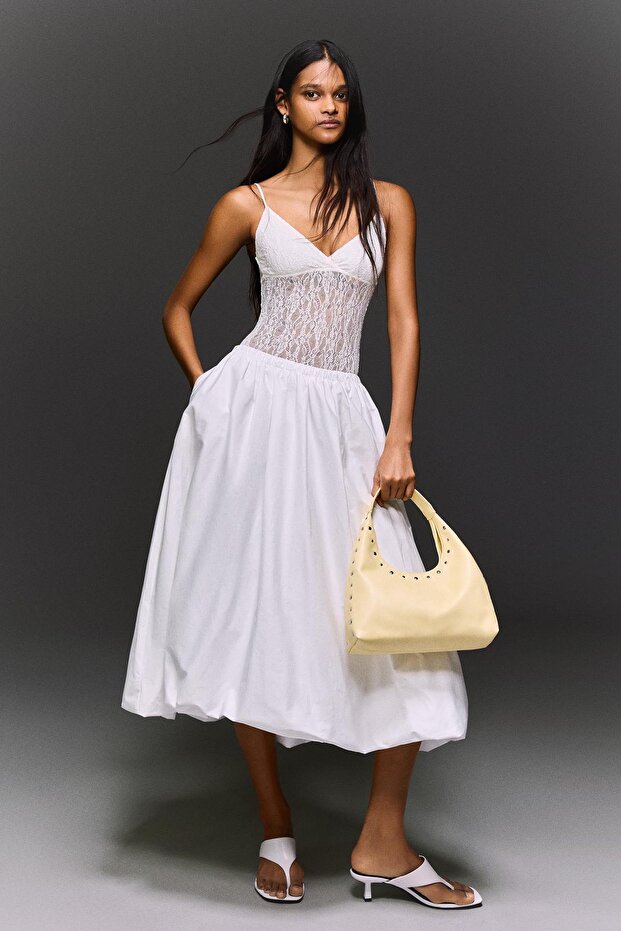 Dantelli askılı body - 4