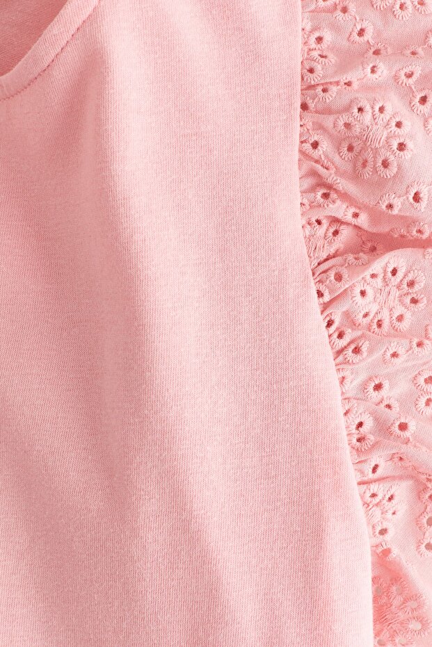 Volan Kollu ve Nakış İşlemeli Üst - 2