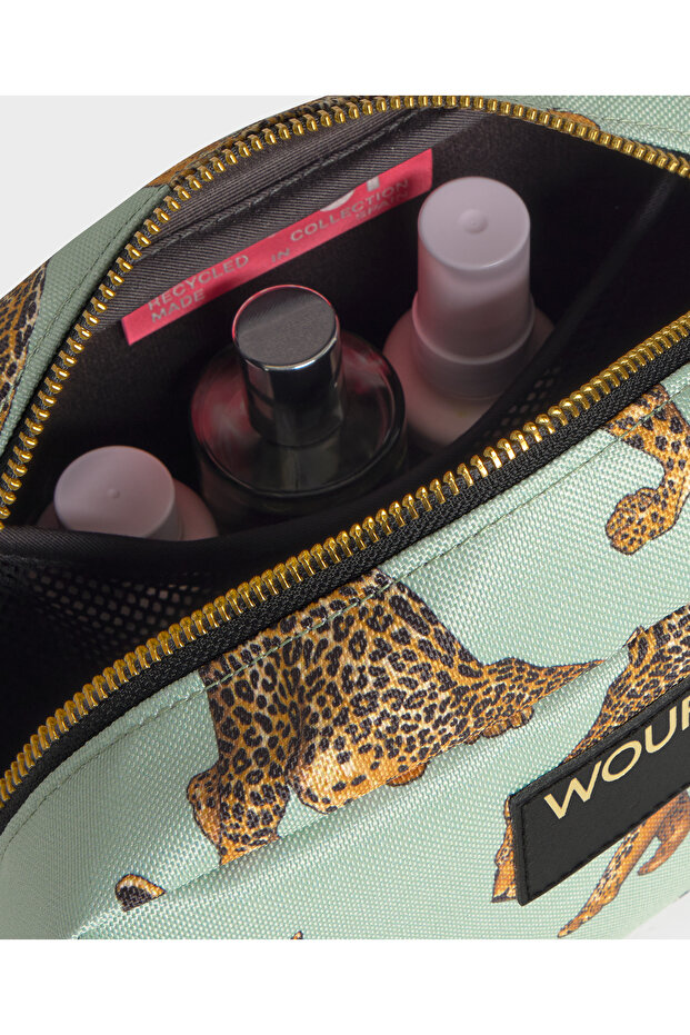Emerald Leopard - Makyaj Çantası - 2