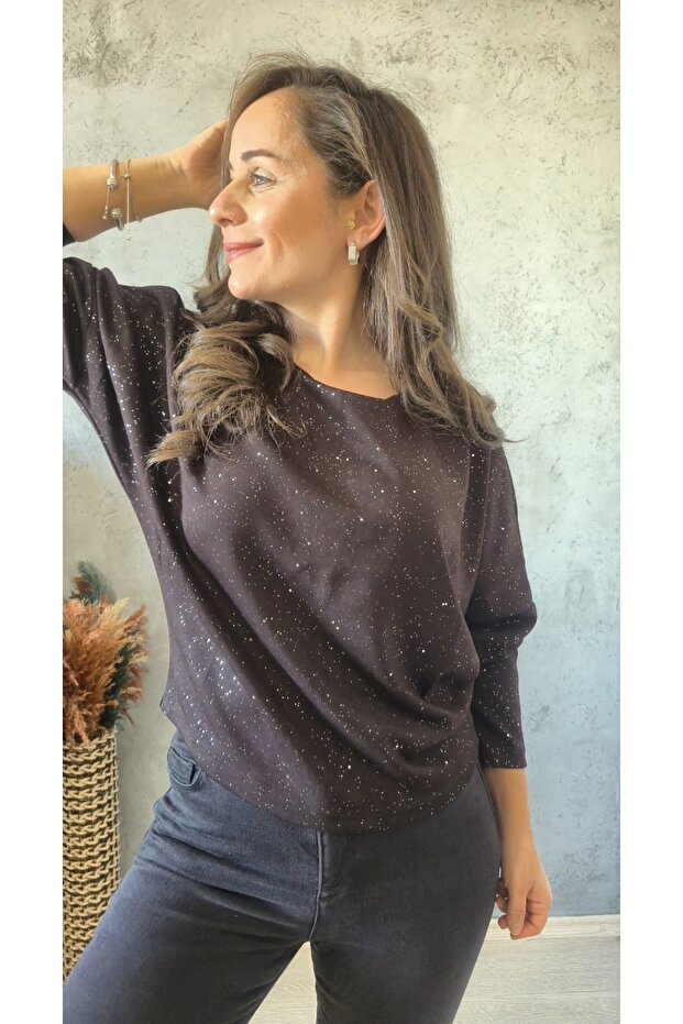 Simli Modal Kumaş Bluz - 2