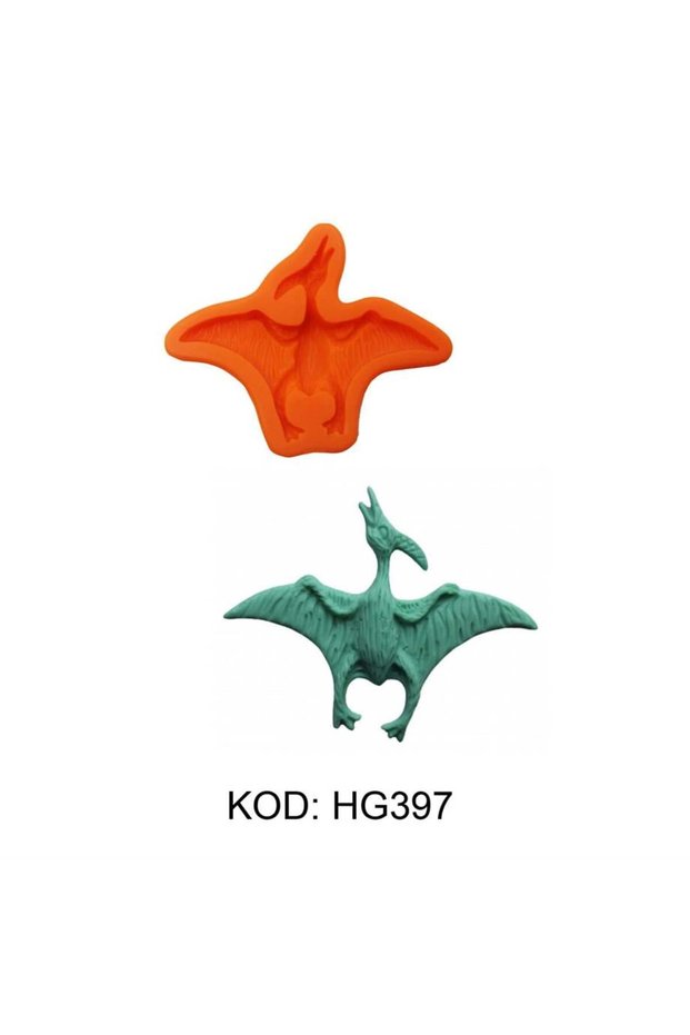 Hg-397 Flying Dinosaur Silicone Mold 8 X 7cm