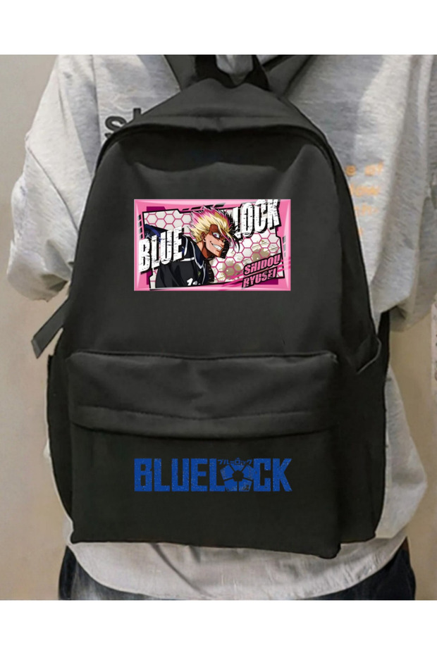Anime Blue Lock Printed Backpack - 1