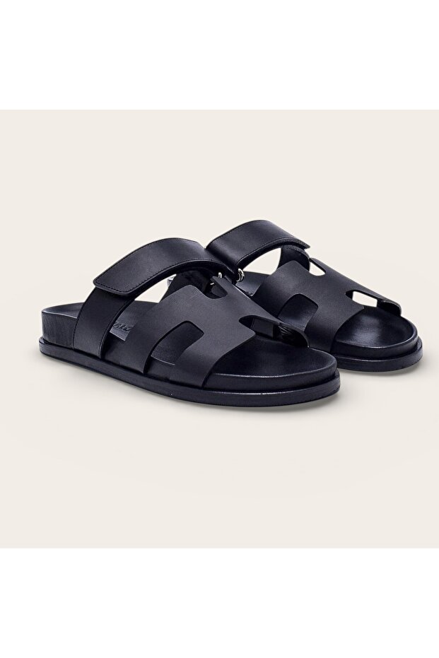 YNS Snap Slippers black