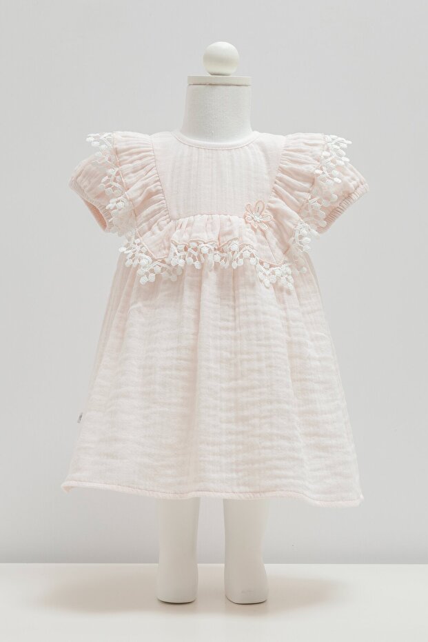 Smile Dress for Ages 3-18 Months - Pink