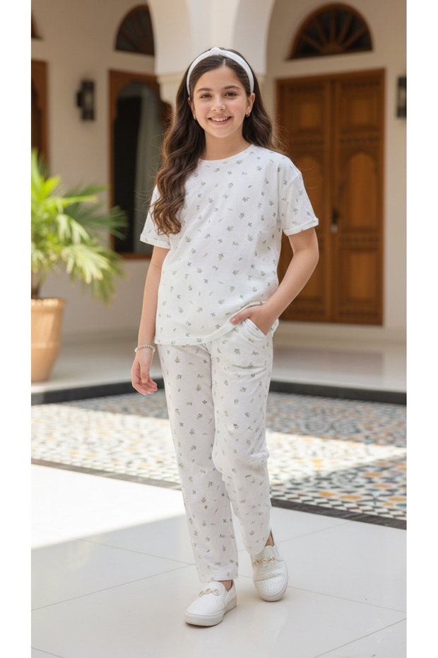 "Nasma" printed summer set