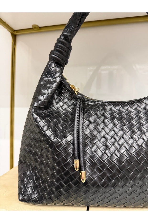 Örgü hobo çanta - 2