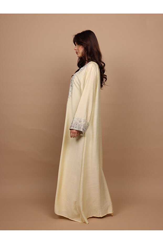 جلابيات فضية فاخرة بخيوط فضية - 3