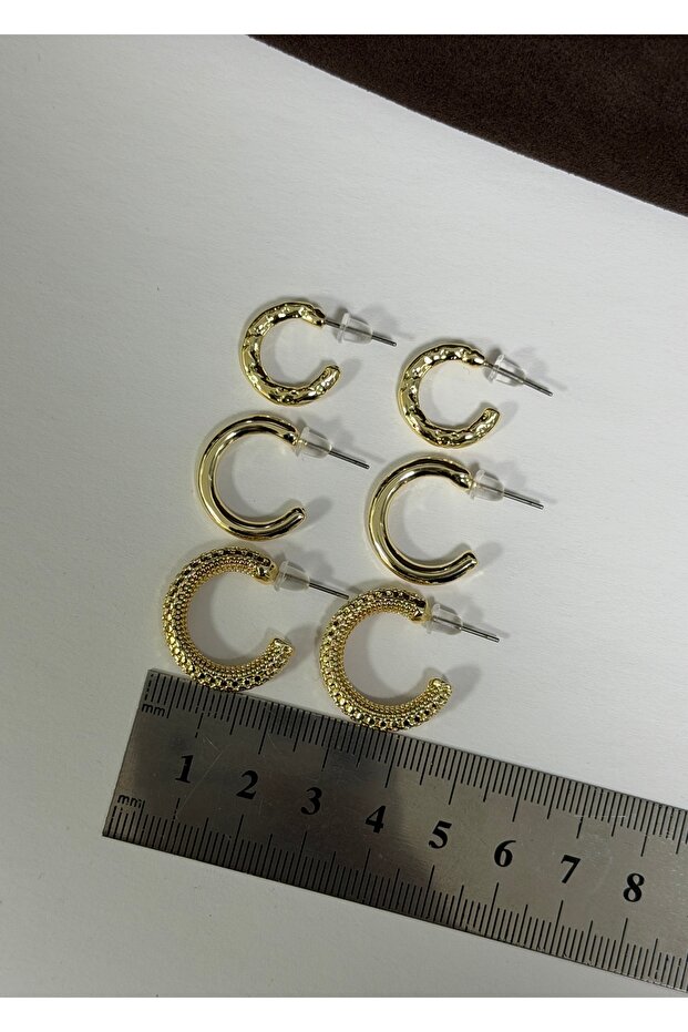 6'LI ÖRME KÜPE SETİ - 2