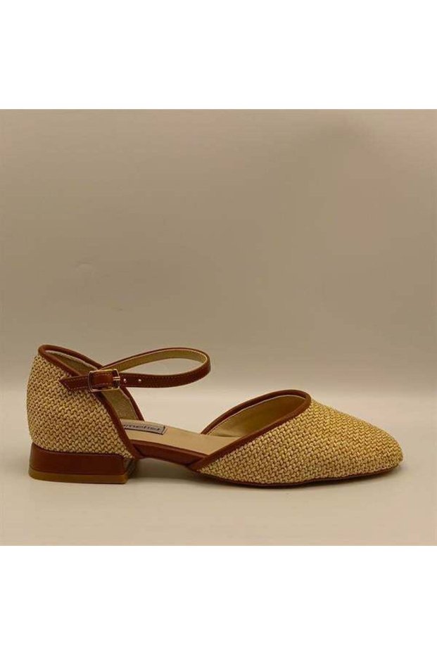 Ellinor Natural Flat Heel Ballerinas