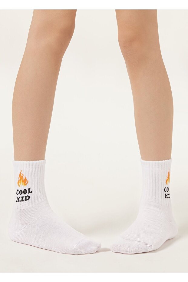 Patterned Children's Socks - 1