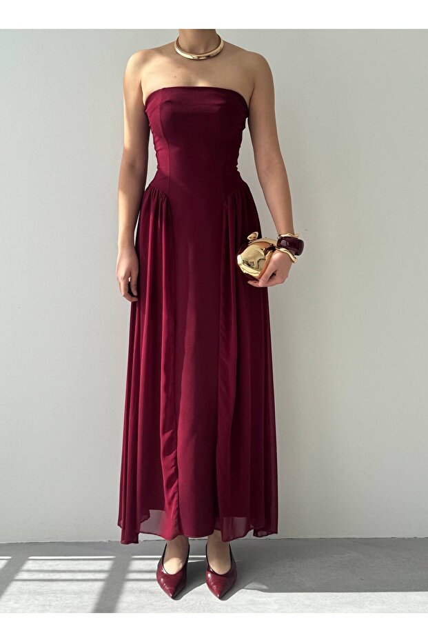 Reny Straplez Elbise - 3