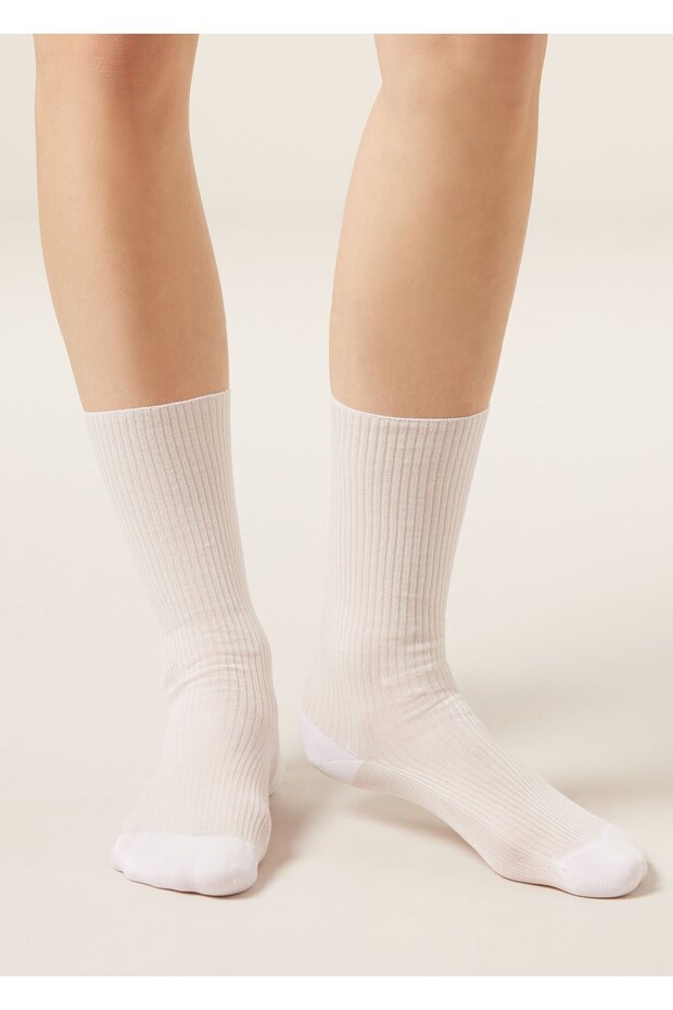 Ribbed Socks - 1