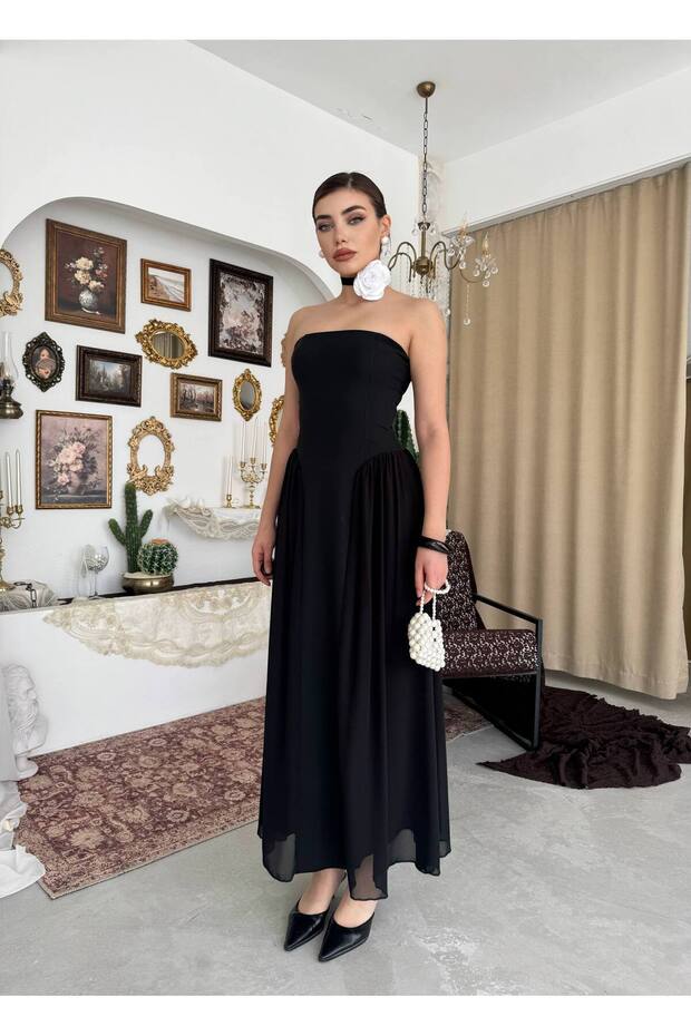 Reny Straplez Elbise - 1