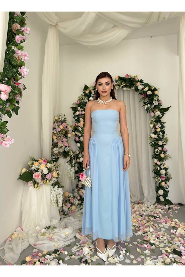 Reny Straplez Elbise - 1