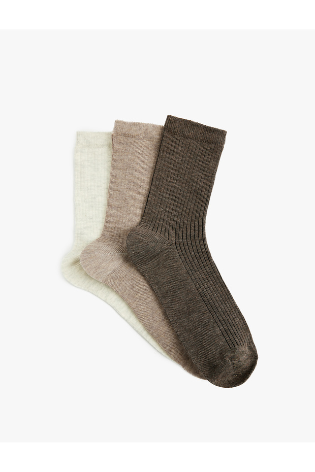 Set of 3 Textured Socks