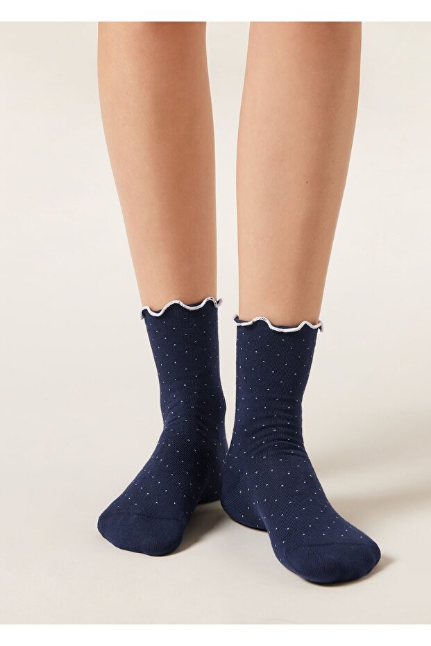 Micro Polka Dot Socks - 1