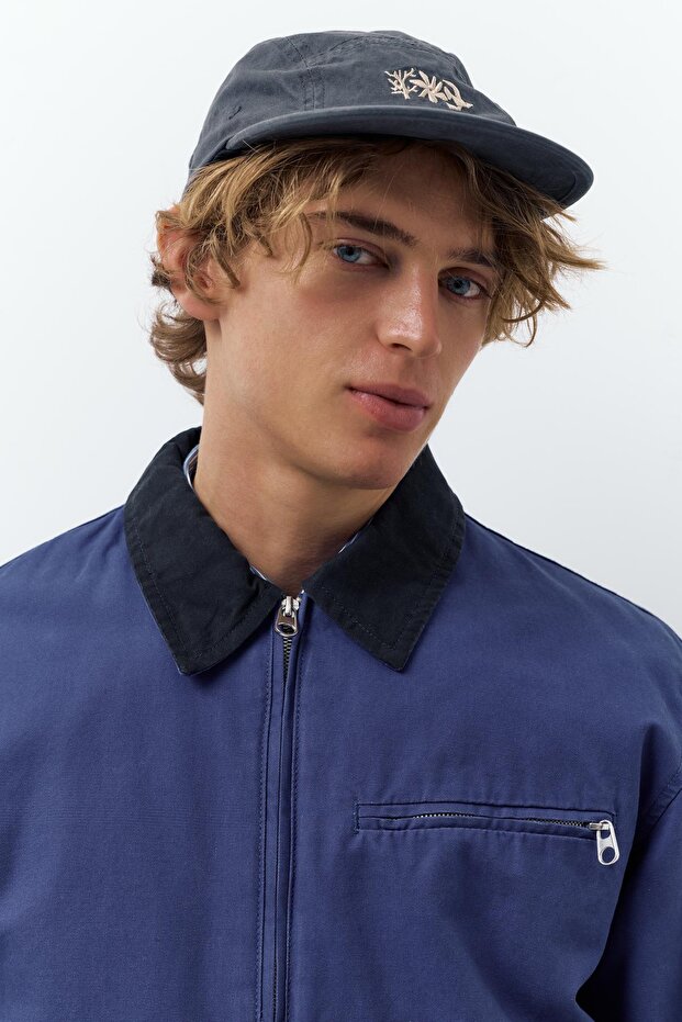 Kontrast yakalı ceket - 6